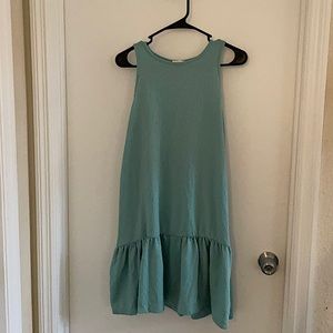 Light blue high neck dress size medium